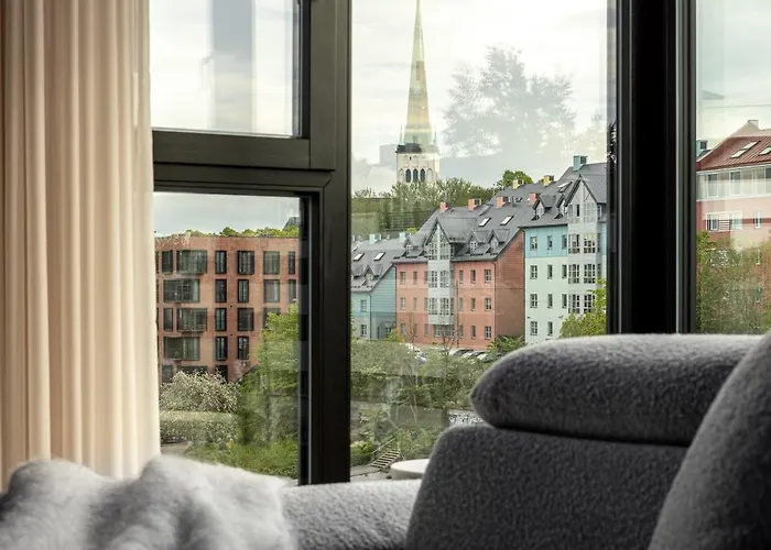 Luxury Seaside Penthouse With A View Of The Old Town Apartament Tallin