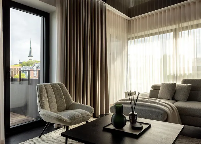 Apartament Luxury Seaside Penthouse With A View Of The Old Town Tallin